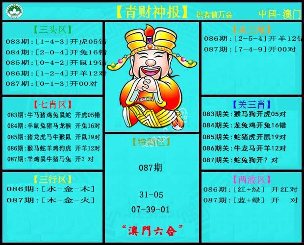 087期青财神[图]